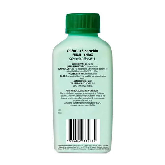 ANTAX CALENDULA SUSPENSION X 360 ML - imagen adicional 2