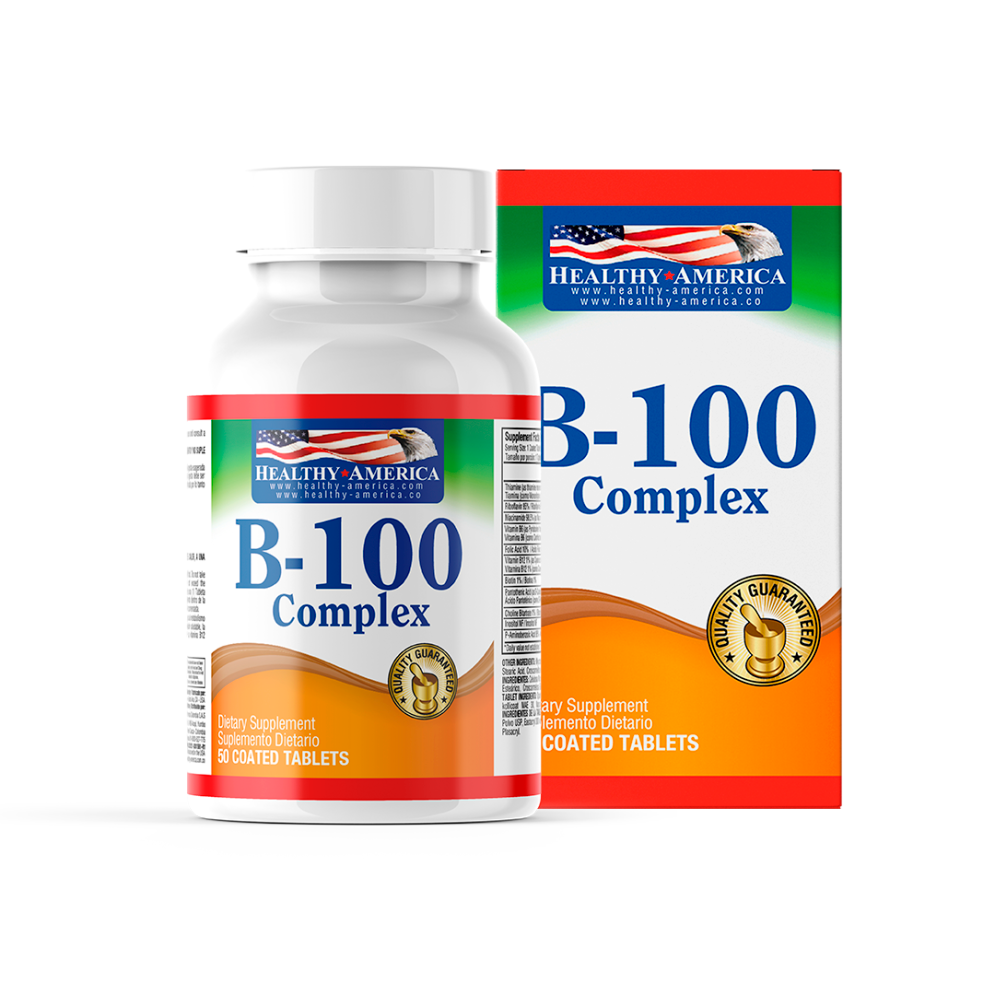 Imagen del producto B 100 x 50 cápsulas HA de Healthy America en Giravital