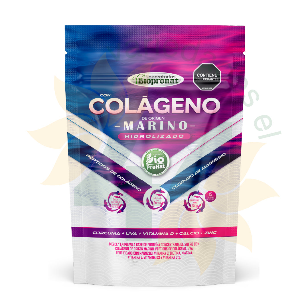Imagen del producto COLAGENO MARINO POLVO x 450 g BIOPRONAT de Biopronat en Giravital