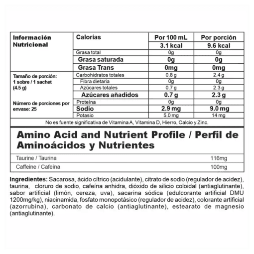 ENERGY X - TARRO X 25 SOBRES