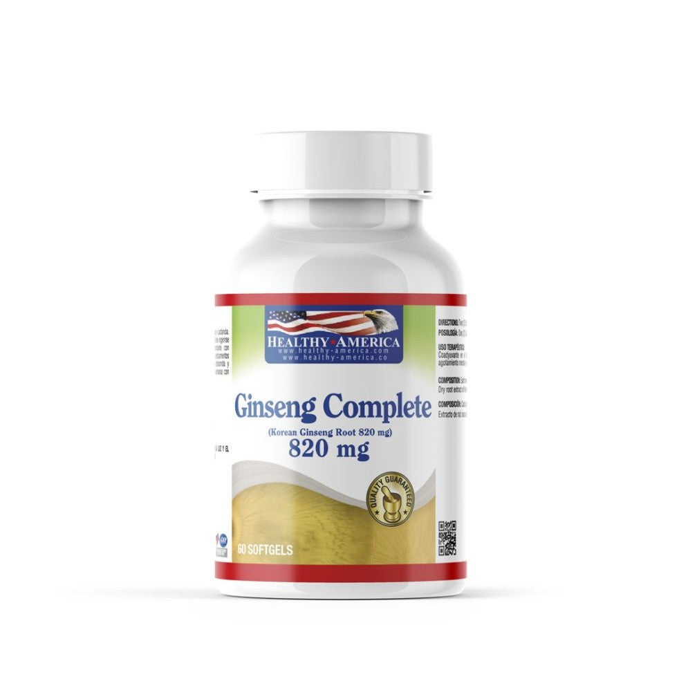 Imagen del producto GINSENG COMPLEX x 60 cápsulas HA de Healthy America en Giravital