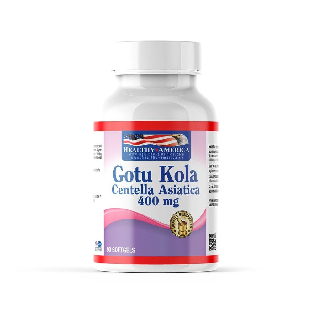 Imagen del producto GOTU KOLA 400 MG x 90 de Healthy America en Giravital