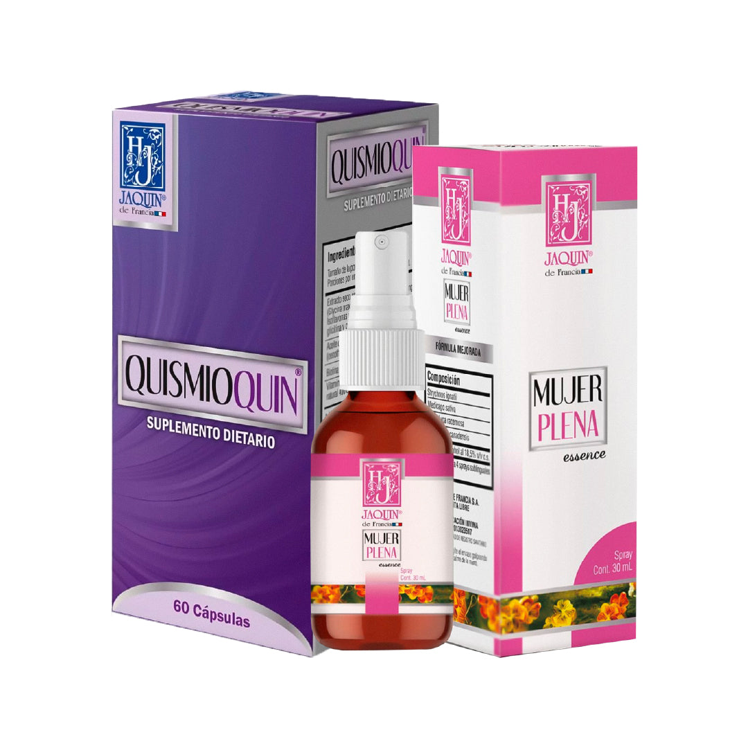 Imagen del producto QUISMIOQUIN x 60 cápsulas JAQUIN + MUJER PLENA 30 ml de Jaquin De Francia en Giravital
