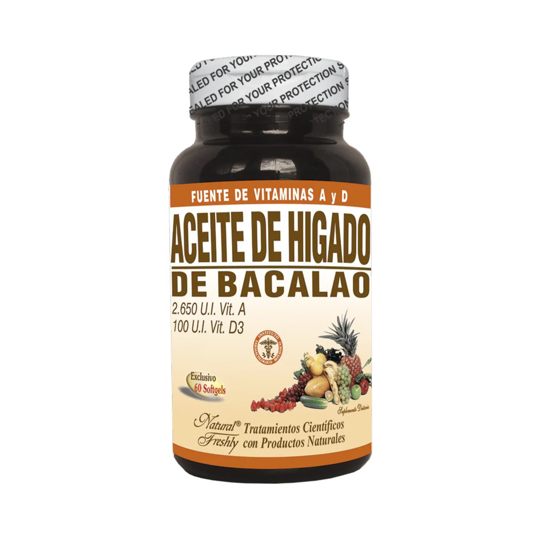 ACEITE HIGADO DE BACALO X60SOFTGELS - FRESHLY