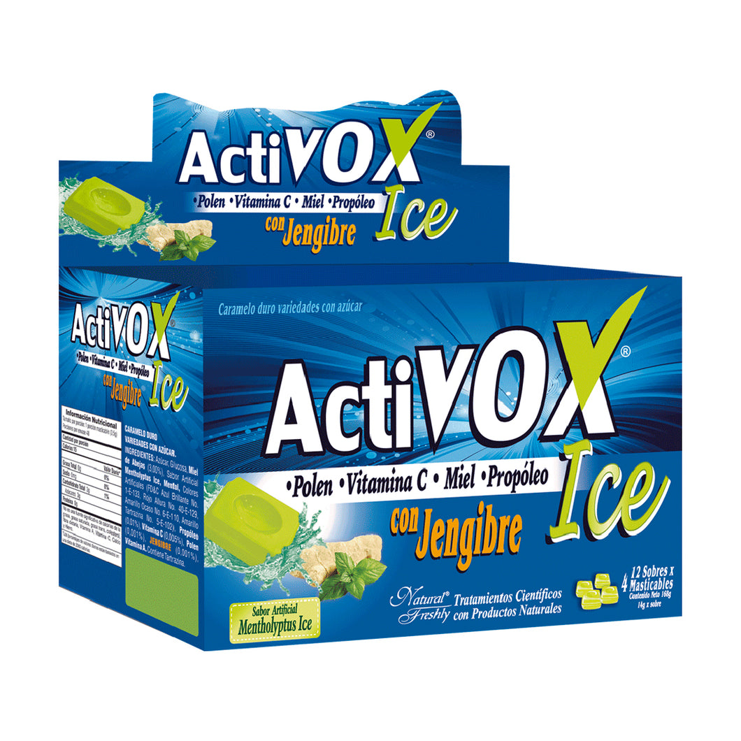 ACTIVOX ICE CON JENGIBRE X 12 SOBRES
