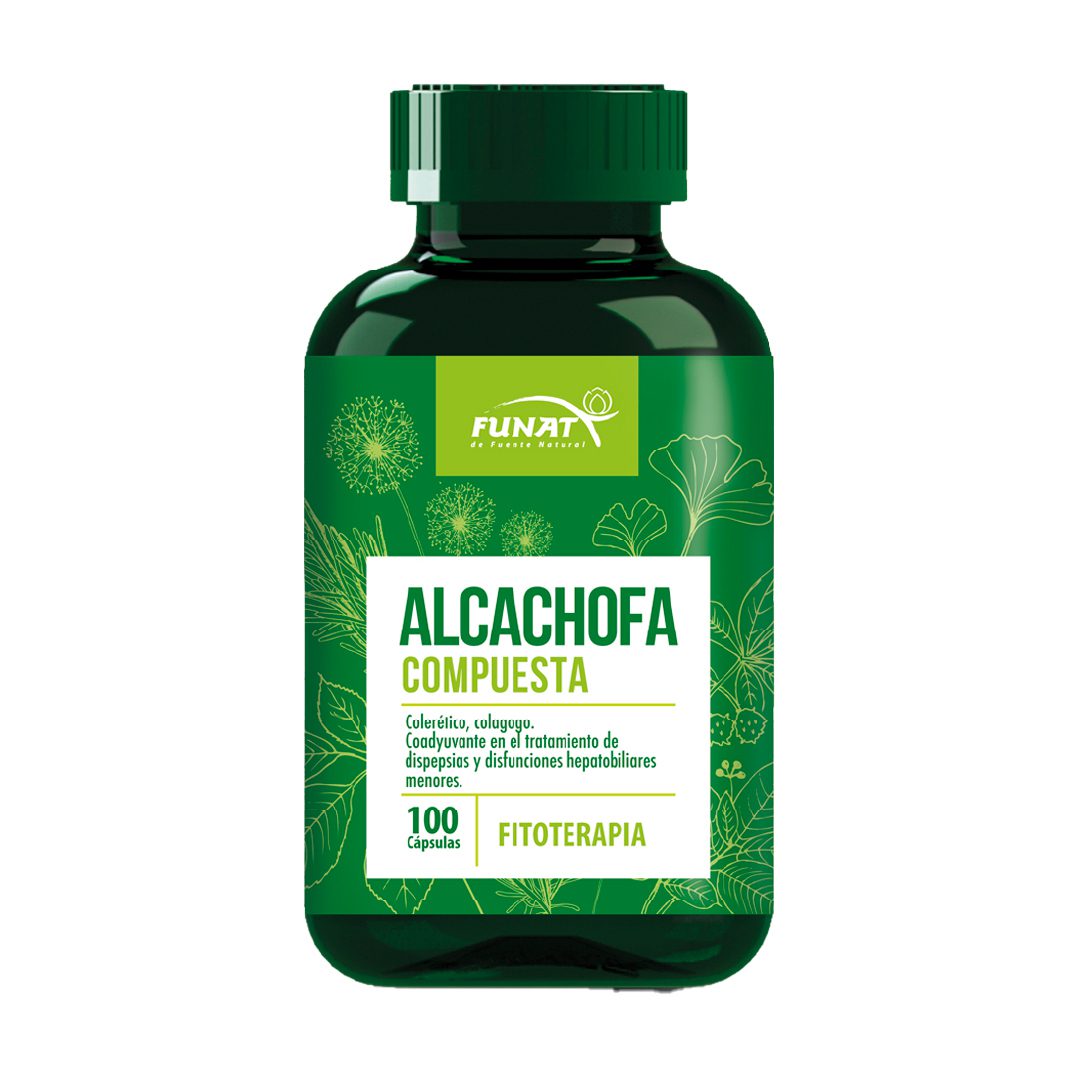 ALCACHOFA COMPUESTA X 100 CAPSULAS - FUNAT
