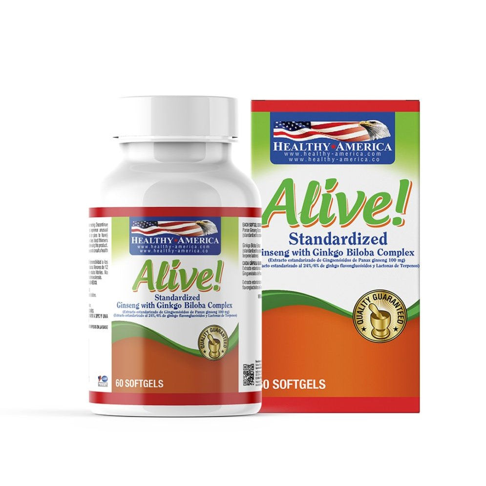 Imagen del producto ALIVE x 60 PERLA HEALTHY de Healthy America en Giravital