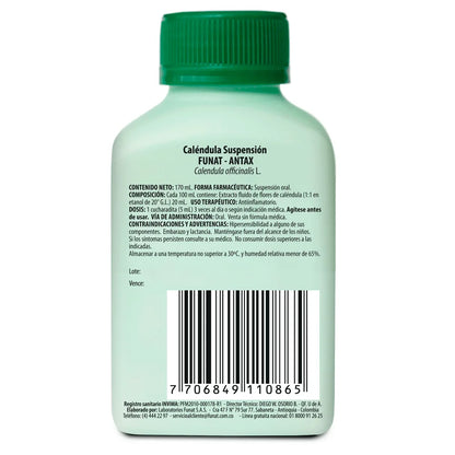 ANTAX CALENDULA SUSPENSION X 170 ML - imagen adicional 2