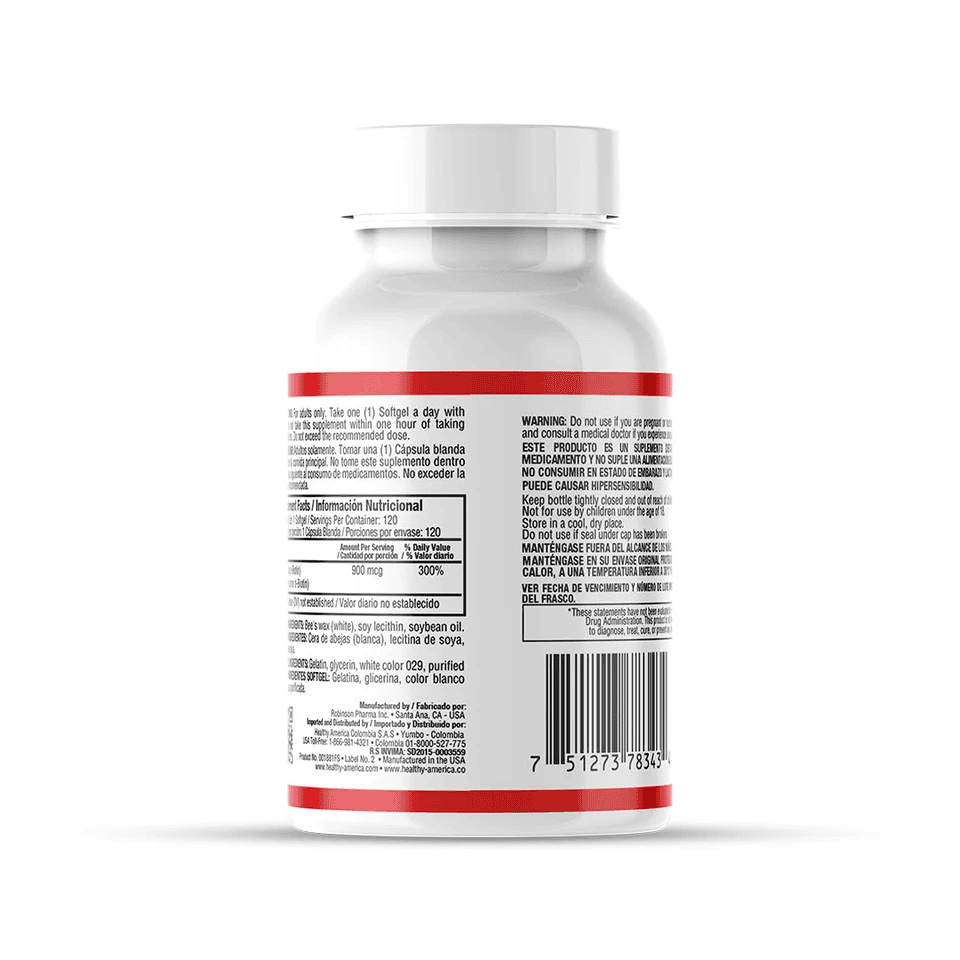 BIOTIN 900 MCG X 120 SOFGELS - imagen adicional 2