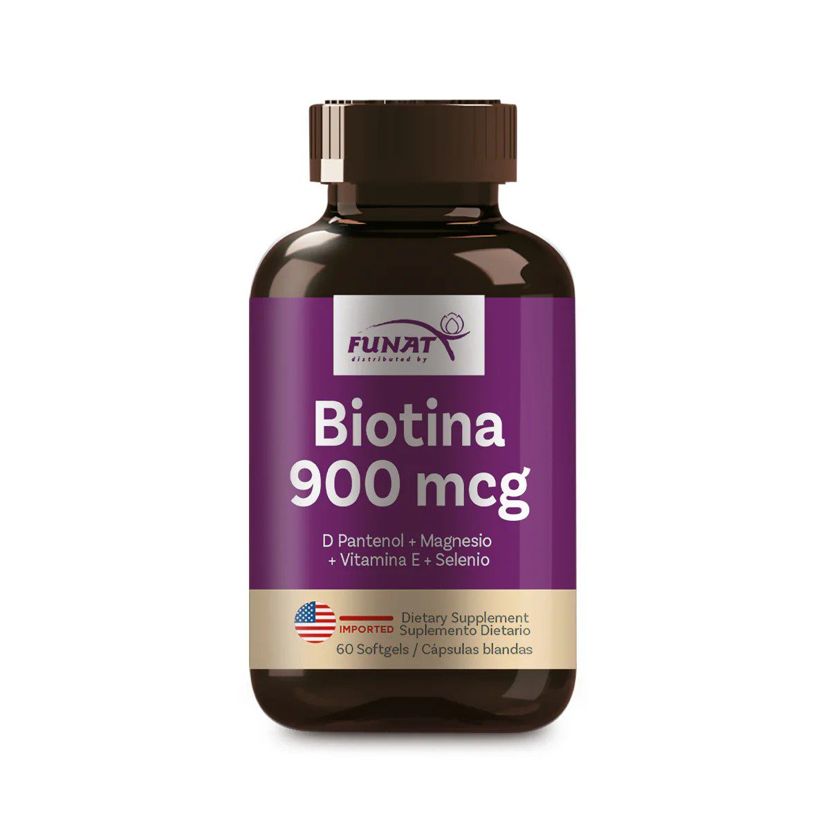 BIOTINA 900MG+D PANTENOL X 60 SOFG - FUNAT