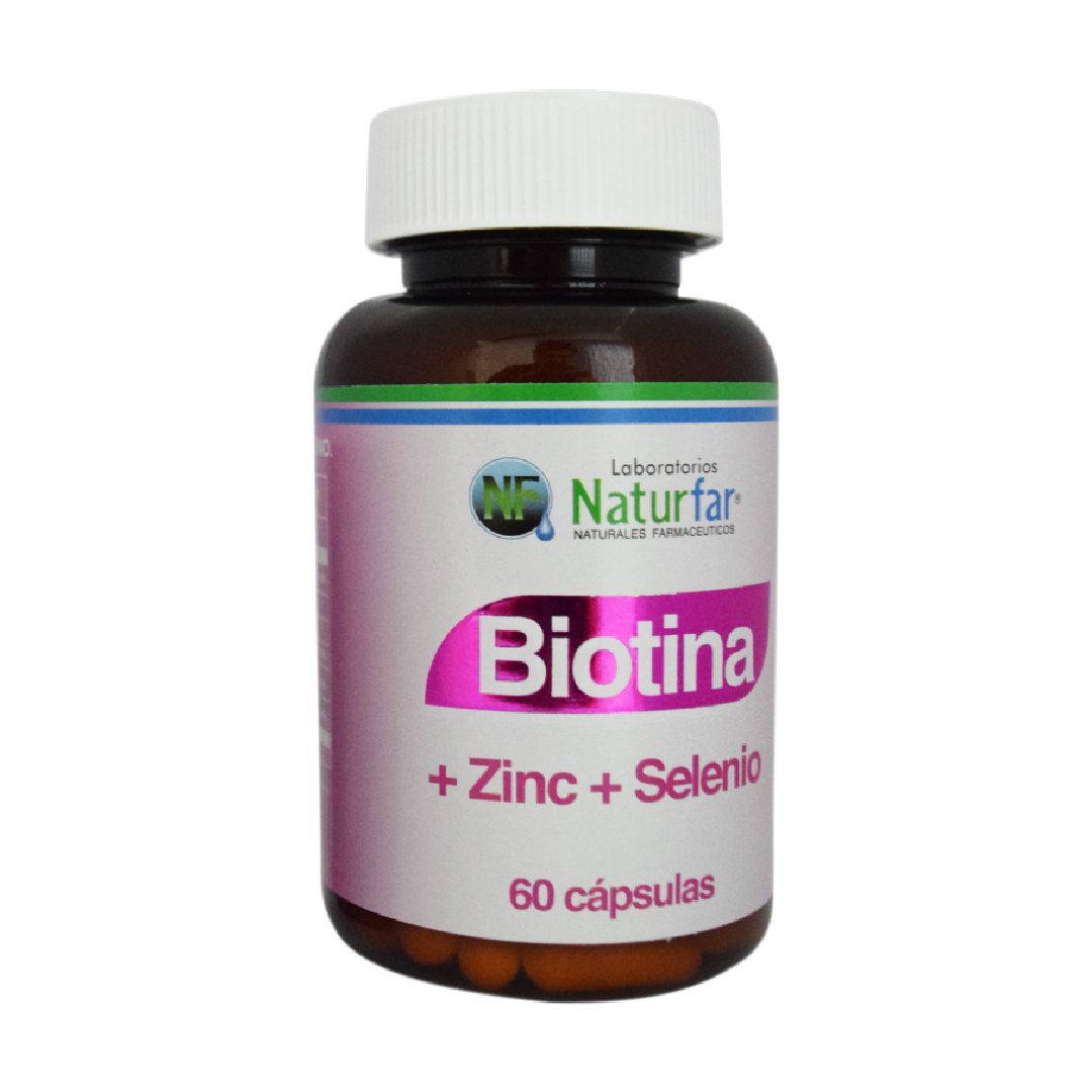 BIOTINA + ZINC X 60 CAP - NATURFAR