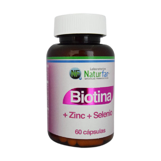 BIOTINA + ZINC X 60 CAP - NATURFAR