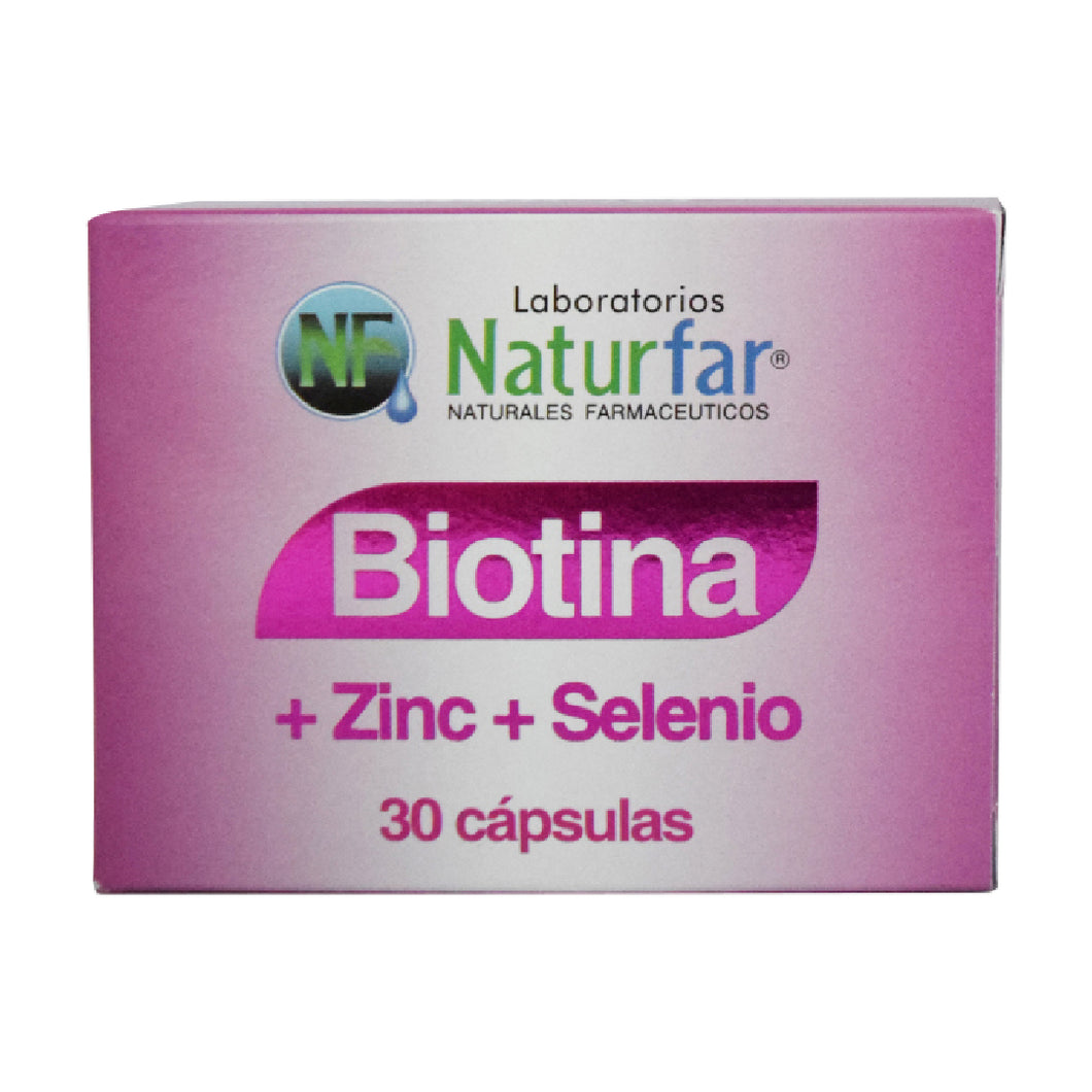 BIOTINA+ZINC+SEL BLISTER X 30