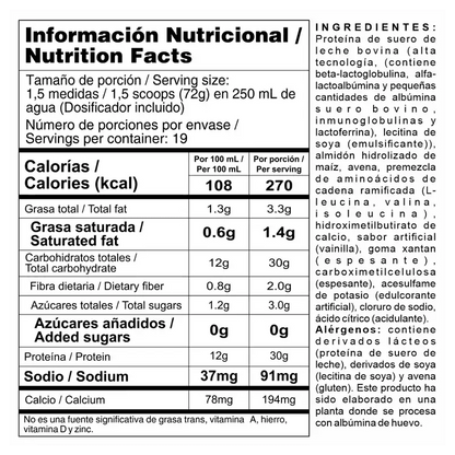 BIPRO MASS VAINILLA X 3 LB (1368g) - imagen adicional 2