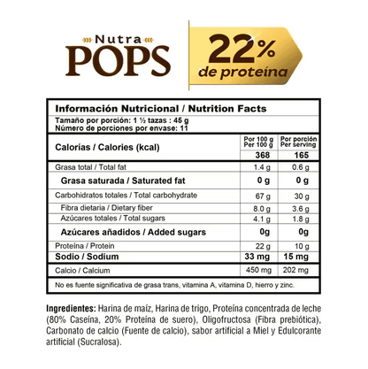 CAJA NUTRA POPS X 2 BOLSA (1 LB) - imagen adicional 2