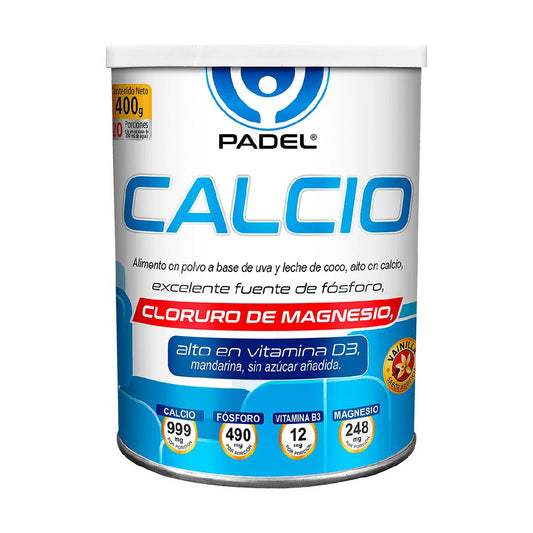 CALCIO P + CLORURO X 400 GR - PADEL