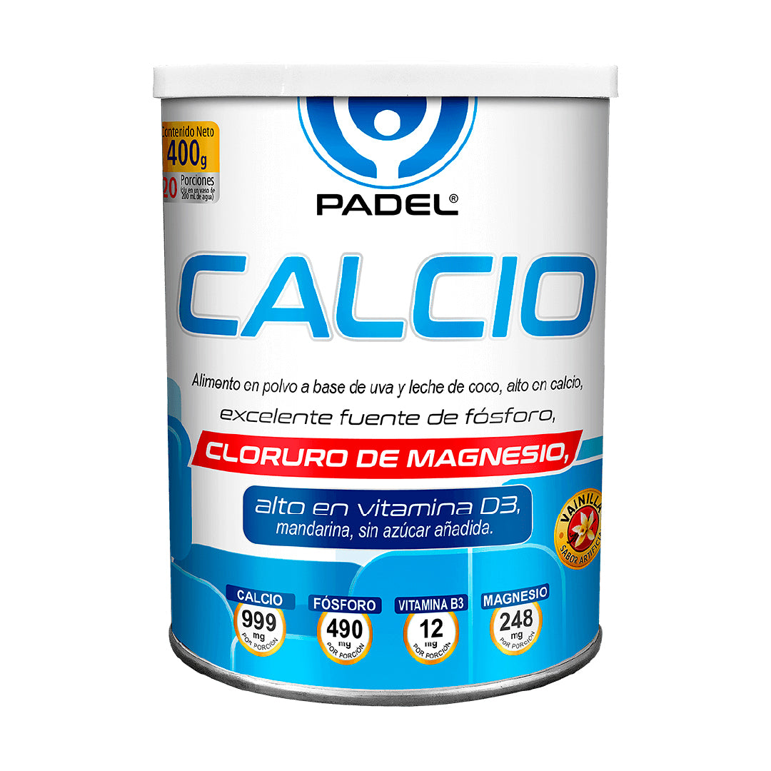 Imagen del producto CALCIO P + CLORURO x 400 g de Padel en Giravital