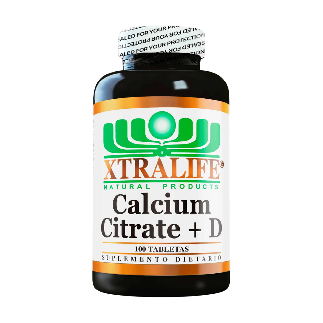 CALCIO CITRATE + D X 100 TABL