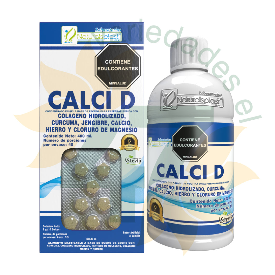 CALCI D JBE X 400 ML + BLISTER NPLAST