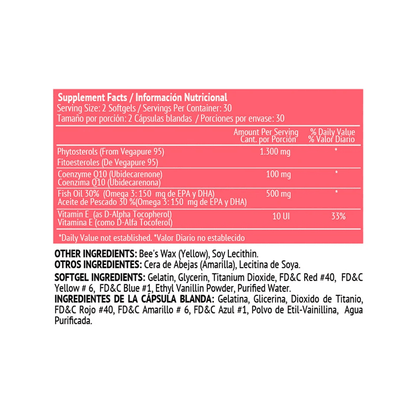 CARDAID X 60 SOFG COENZYMA Q10 PHYTOSTEROLS - imagen adicional 3