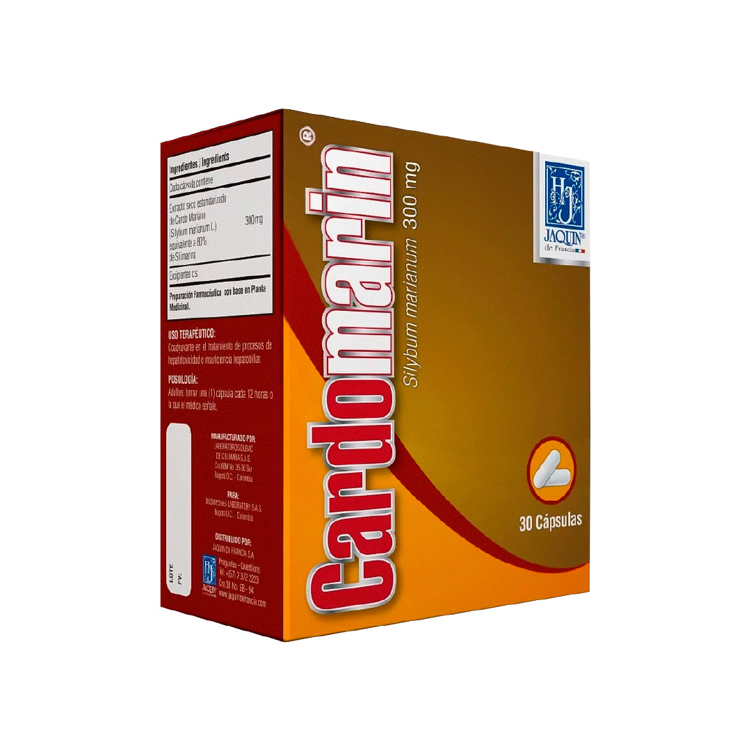 Imagen del producto CARDOMARIN x 30 CAPS. JAQUIN de Jaquin De Francia en Giravital
