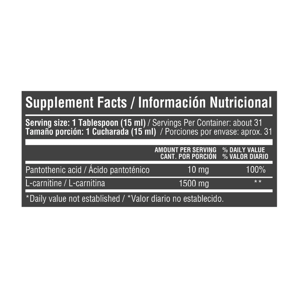 CARNITINE LIQUIDA 1500 MG 16 FL OZ HEALTHY - imagen adicional 2
