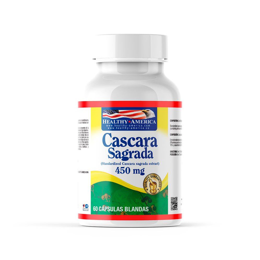 CASCARA SAGRADA 450 MG X 60 SOFG HA (NUEVO IVA) - HEALTHY AMERICA