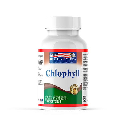 Imagen del producto CHLOPHYLL 100MG 100 SOFTGELS de Healthy America en Giravital