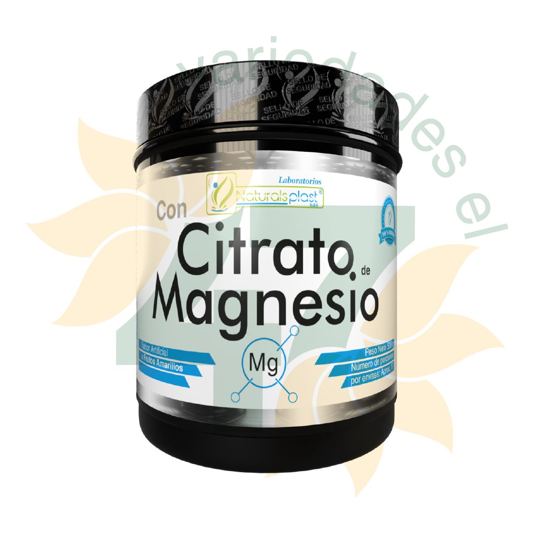 CITRATO DE MAGNESIO POLVO X 500 GR - NATURALSPLAST
