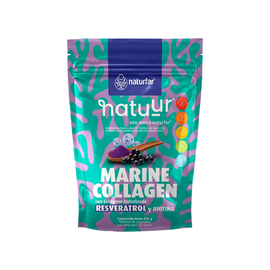 COLAGENO MARINO + RESVERATROL X 450GR - NATURFAR