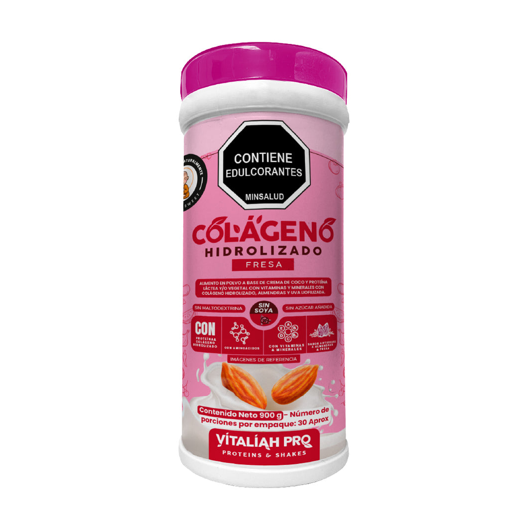 COLAGENO HIDROLIZADO FRESA X 900 GR