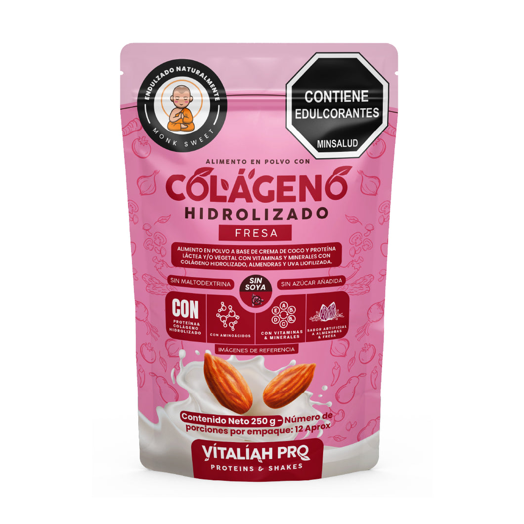 COLAGENO HIDROLIZADO X 250GR FRESA