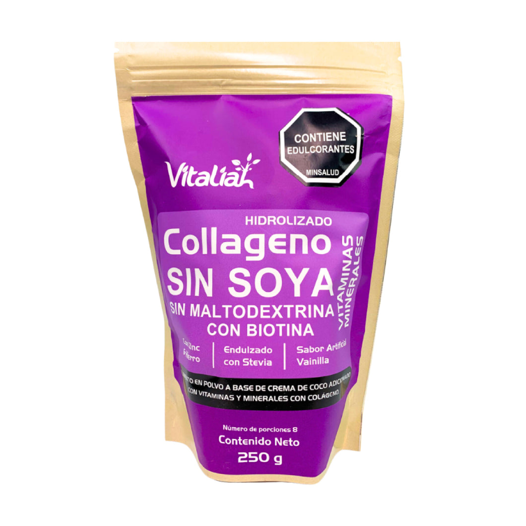 COLAGENO SIN SOYA VAINILLA X 250 GR