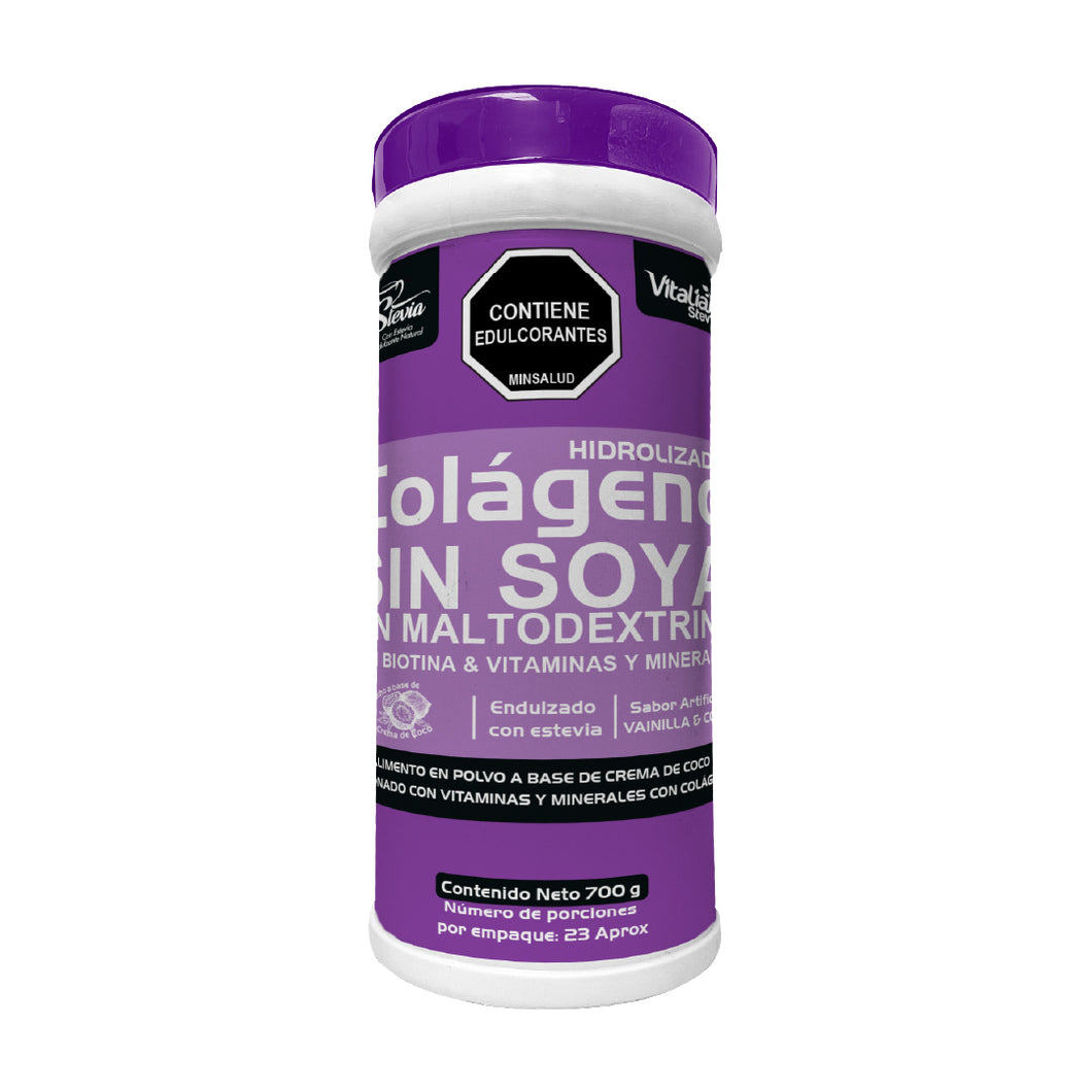 COLAGENO SIN SOYA X 700 GR VAINILLA