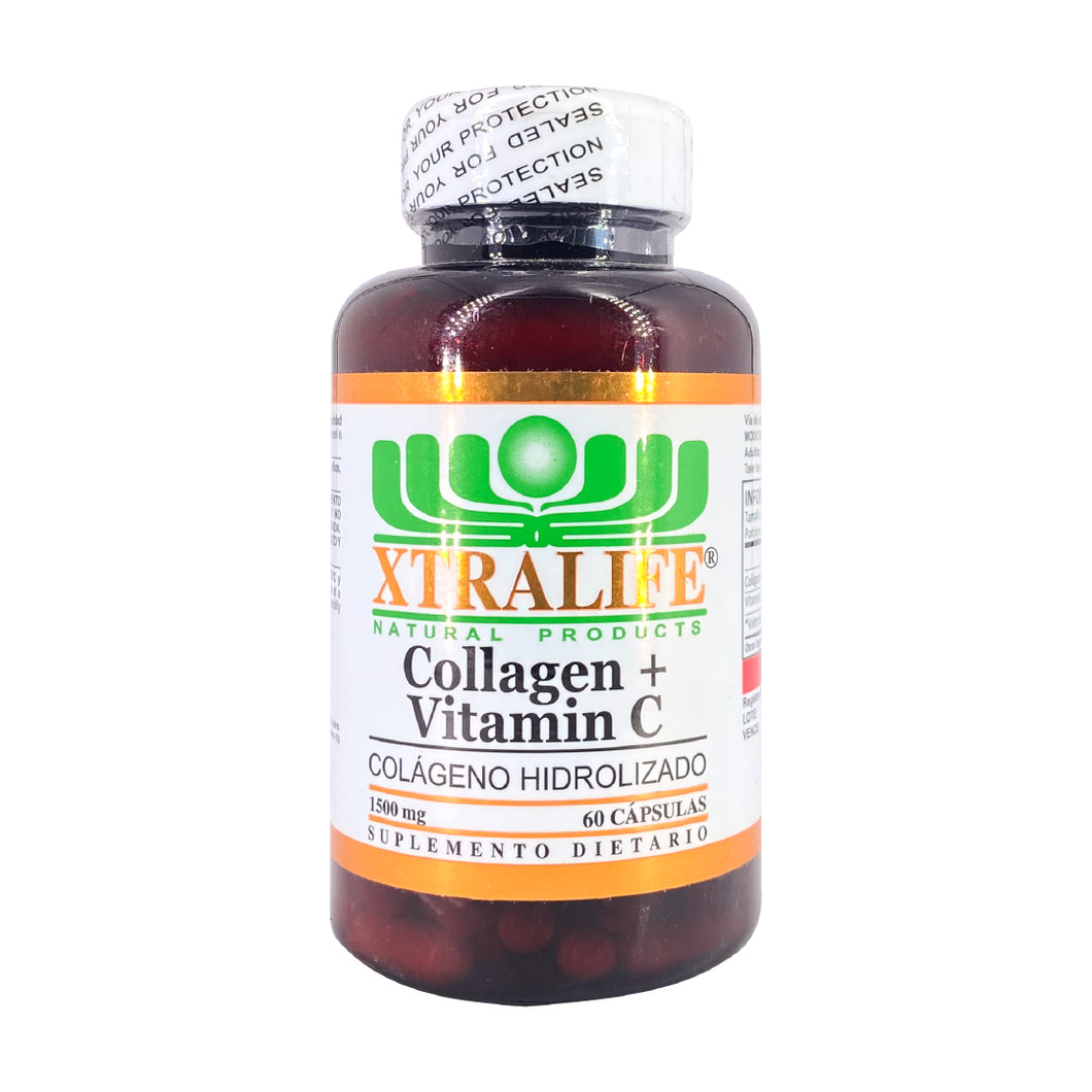 COLAGENO + VITAMINA C X 60 CAPS XTRALIFE