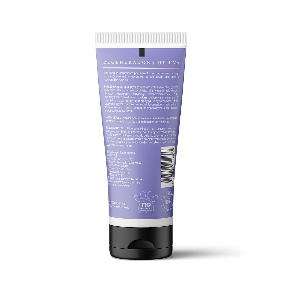 CREMA FACIAL REGENERADORA DE UVA X 60 G - imagen adicional 2