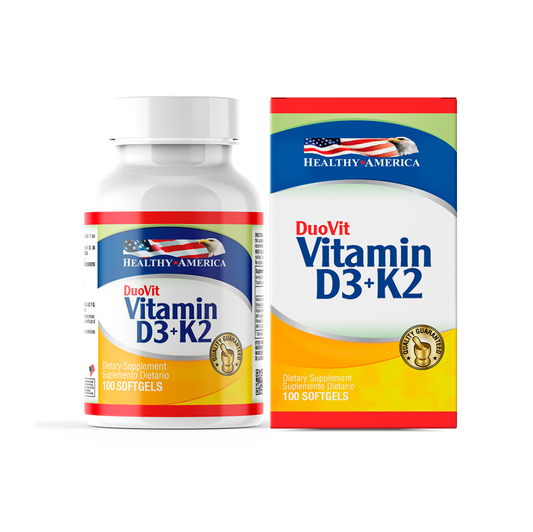 Imagen del producto DUOVIT VITAMIN D3+K2 de Healthy America en Giravital