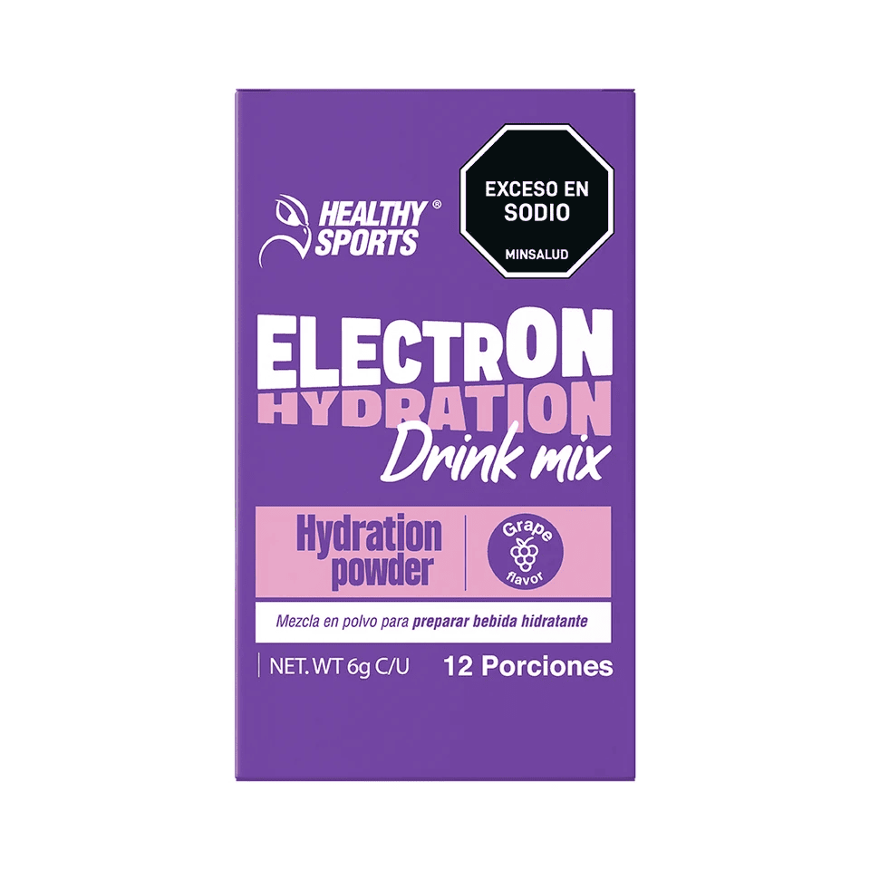 ELECTRÓN MORADO GRAPE FLAVOR 6 GR 12 UNID 2988 - HEALTHY SPORTS