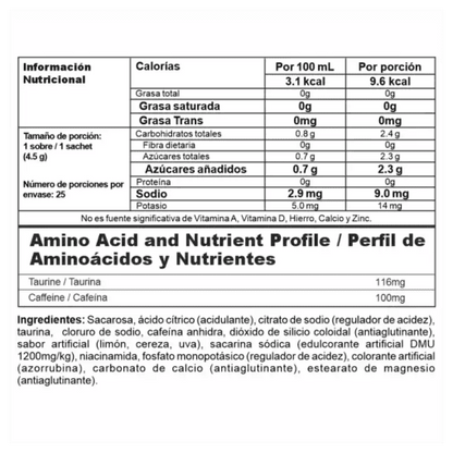 ENERGY X - TARRO X 25 SOBRES