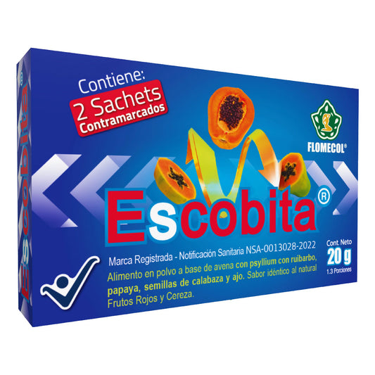 Imagen del producto ESCOBITA AZUL x 20 g 2 SACHETS de Flomecol en Giravital