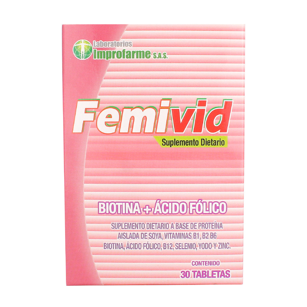 FEMIVID  X 30 TAB IMPROFARME