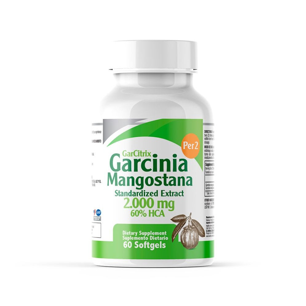 Imagen del producto GARCINIA MANGOSTANA x 2000MG x 60 cápsulas de Healthy America en Giravital