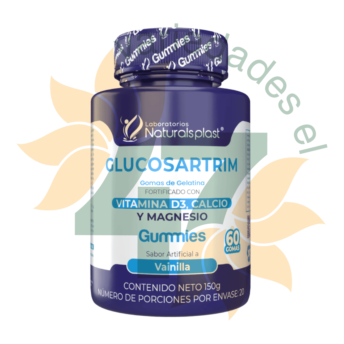 GLUCOSARTRIM CON CALCIO GUMIES X60 - NATURALSPLAST