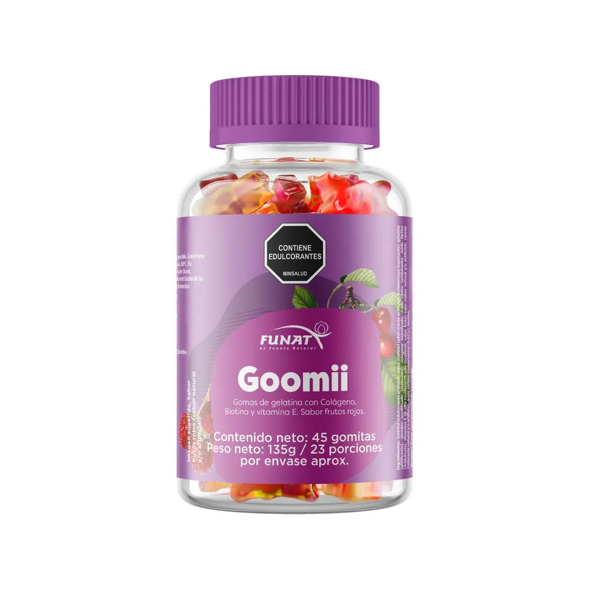 GOMITAS COLAGENO + BIOTINA X 45 FUNAT