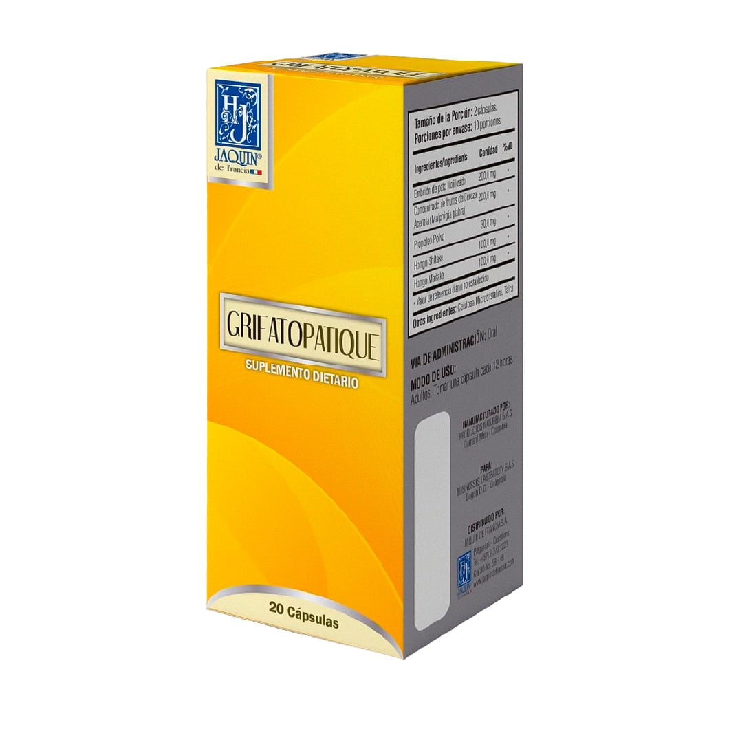 GRIFATOPATIQUE X 20 CAP JAQUIN