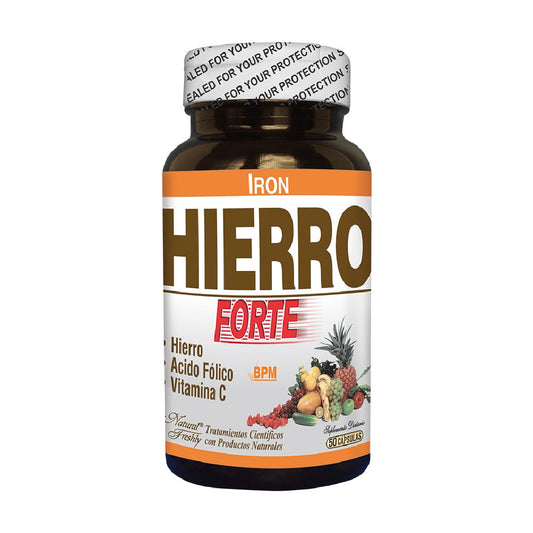 HIERRO ACIDO FOLICO + VIT C FRASCO X 50 CAP - FRESHLY