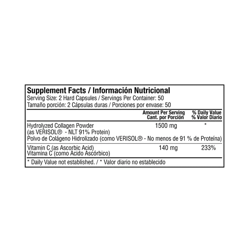 HYDROLIZE COLAGENO 1500 MG + C x 100 HA - imagen adicional 3