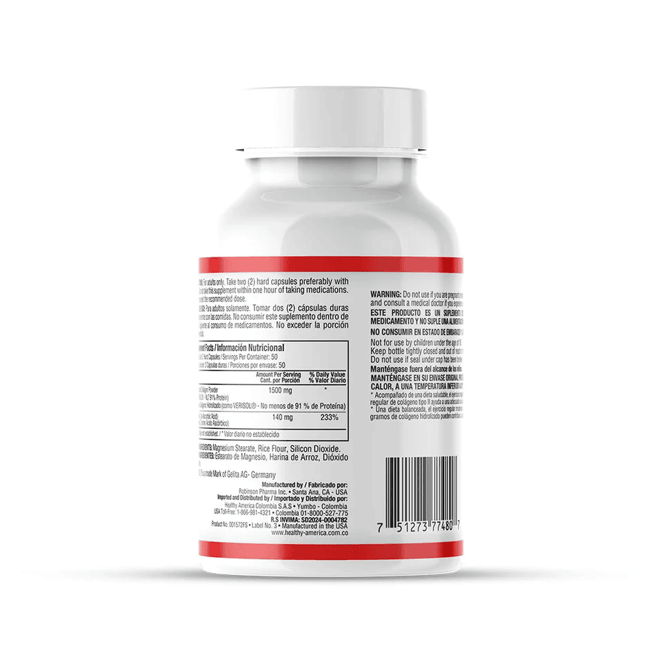 HYDROLIZE COLAGENO 1500 MG + C x 100 HA - imagen adicional 2