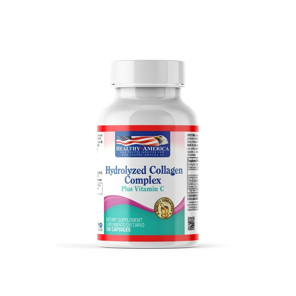 Imagen del producto HYDROLIZE COLAGENO 1500 MG + C x 100 HA de Healthy America en Giravital