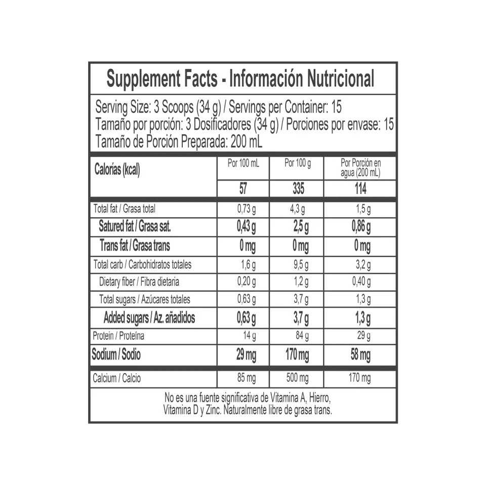 ISO WHEY 100% 510 GR - imagen adicional 2
